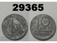 Budingen 10 pfennig Zinc Rare