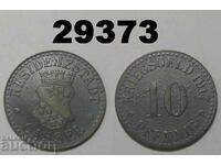 Cassel 10 pfennig 1917 Zinc