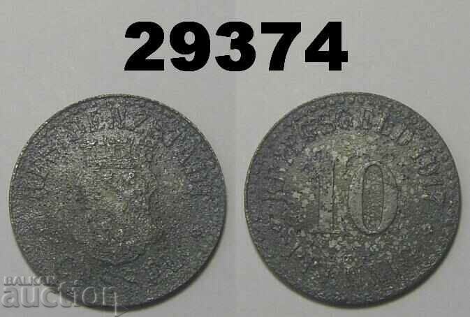 Cassel 10 pfennig 1917 Zinc