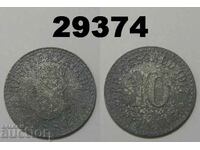 Cassel 10 pfennig 1917 Zinc