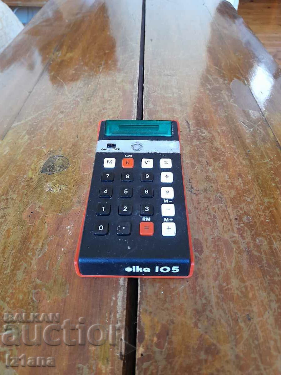 Old Elka 105 calculator