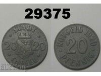 Cassel 20 pfennig 1920 Zinc