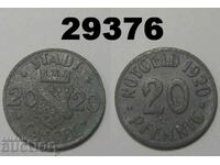 Cassel 20 pfennig 1920 Цинк