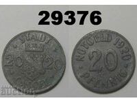 Cassel 20 pfennig 1920 Zinc