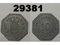 Crailsheim 10 pfennig 1917 Цинк Рядка