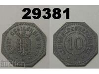 Crailsheim 10 pfennig 1917 Zinc Rare