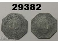 RRR! Wilh. Habermeier Crailsheim 10 pfennig Zinc