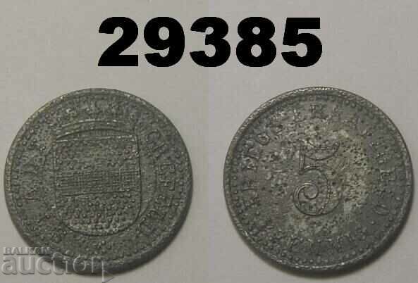 Crefeld 5 pfennig ( 1917 ) Цинк