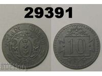 RR! Danzig 10 pfennig 1920 Zinc