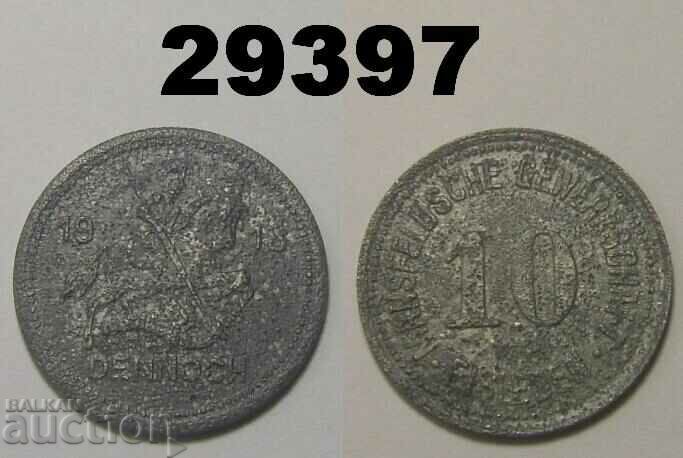 Eisleben 10 pfennig 1918 Zinc