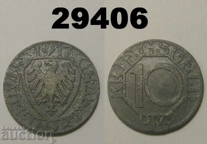 Dortmund 10 pfennig 1917 Цинк