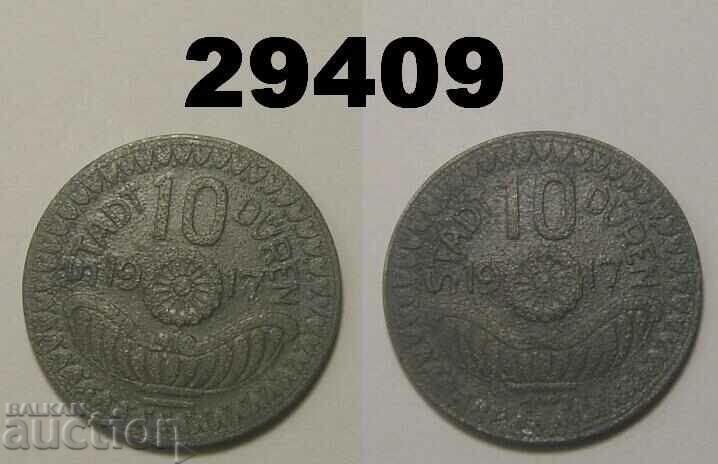 Duren 10 pfennig 1917 Zinc