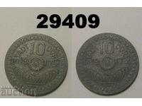 Duren 10 pfennig 1917 Zinc