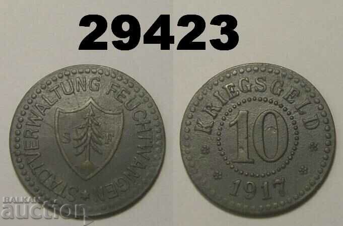 Feuchtwangen 10 pfennig 1917 Ψευδάργυρος