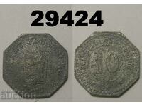 Flensburg 10 pfennig 1917 Цинк