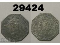 Flensburg 10 pfennig 1917 Zinc