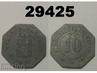 Flensburg 10 pfennig 1917 Zinc
