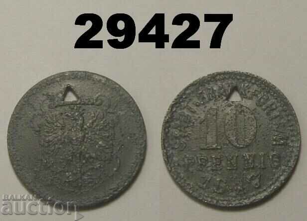 Frankfurt a. Main 10 pfennig 1917 Цинк