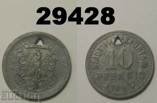 Frankfurt a. Main 10 pfennig 1917 Цинк