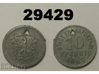 Φρανκφούρτη α. Main 10 pfennig 1917 Zinc