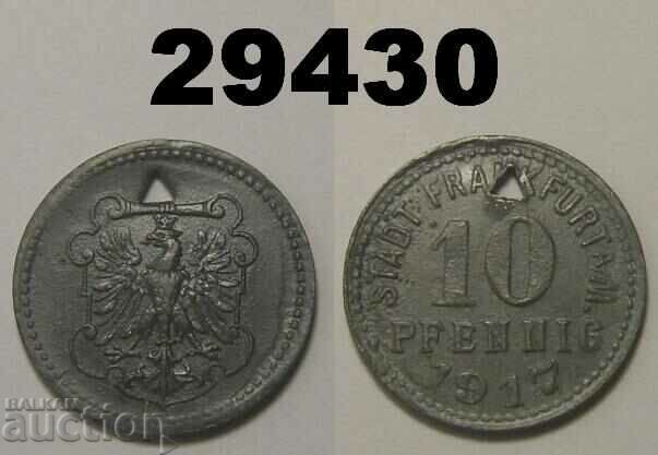 Φρανκφούρτη α. Main 10 pfennig 1917 Zinc