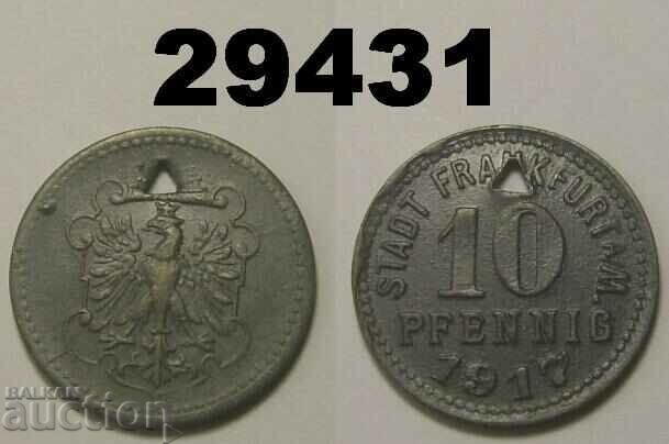 Frankfurt a. Main 10 pfennig 1917 Цинк