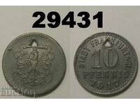 Φρανκφούρτη α. Main 10 pfennig 1917 Zinc