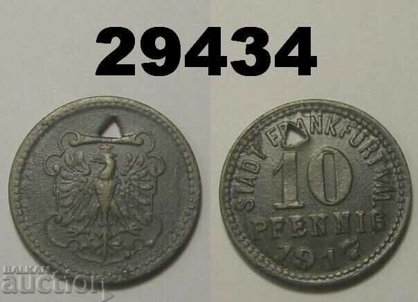 Frankfurt a. Main 10 pfennig 1917 Zinc