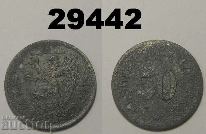 Giessen 50 pfennig 1918 Zinc