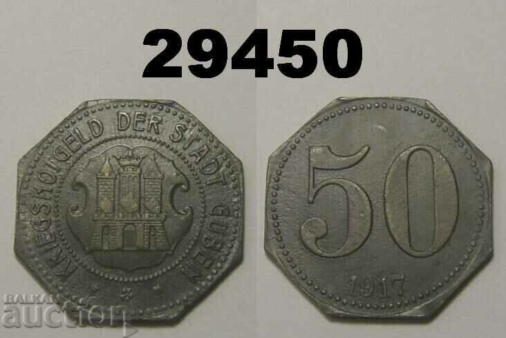 Guben 50 pfennig 1917 Zinc