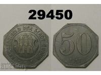 Guben 50 pfennig 1917 Цинк