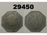 Guben 50 pfennig 1917 Zinc