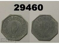 Hall 10 pfennig 1917 Zinc