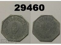 Hall 10 pfennig 1917 Цинк