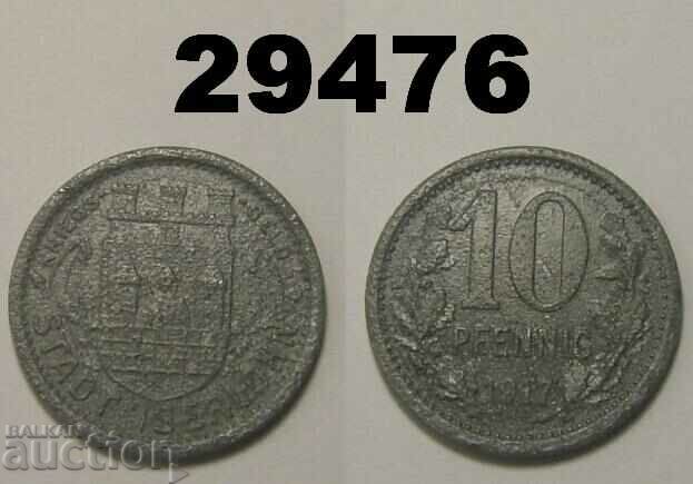 Iserlohn 10 pfennig 1917 Цинк