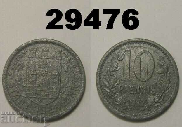 Iserlohn 10 pfennig 1917 Zinc