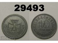 Kunzelsau 10 pfennig 1917 Zinc