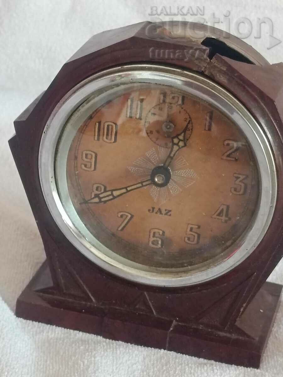 rare French clock❗ JAZ❗ alarm clock for collection