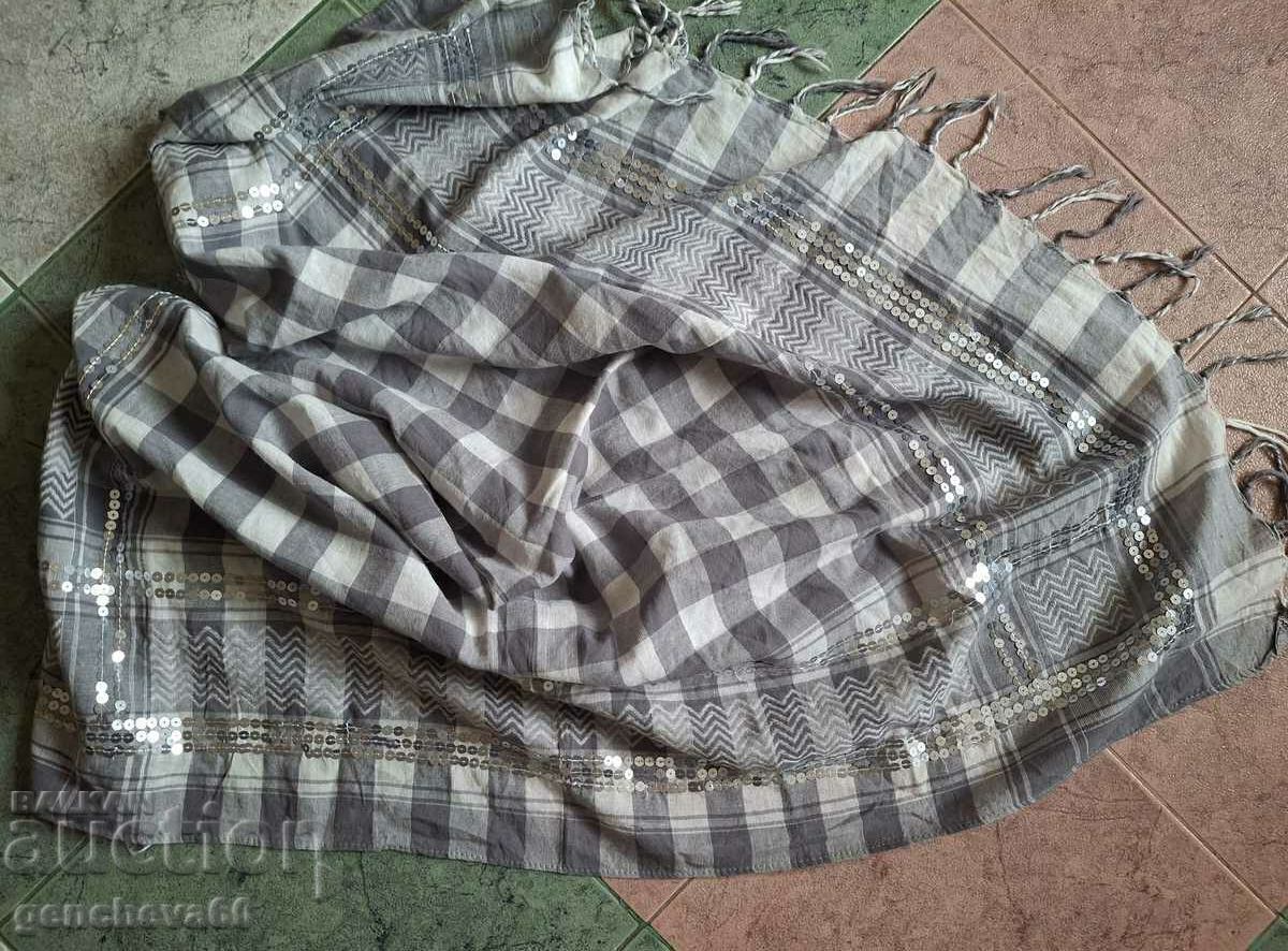 Delivery of Large sequined headscarf