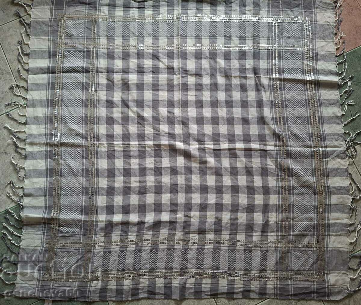 Large sequined headscarf - 6