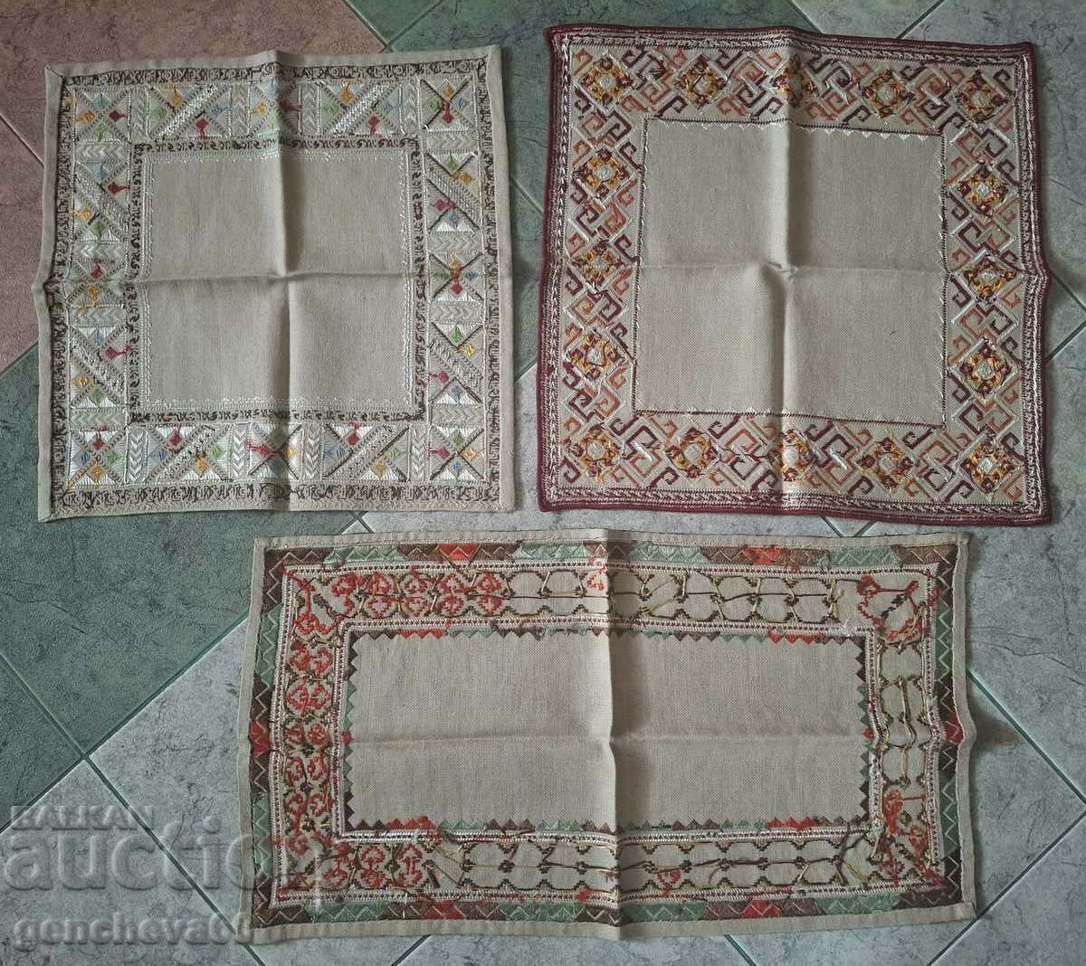 BEAUTIFUL Bulgarian Tishleifer embroidery and two checks - 5