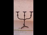 EXCELLENT WROUGHT SOLID CANDLESTICK