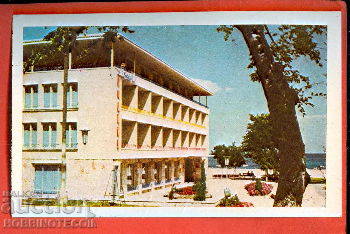 CARD TRAVELED RDG GOLDEN SANDS HOTEL RODINA - 1961