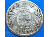 1/48 thaler 1770 Γερμανία Württemberg billon - σπάνιο