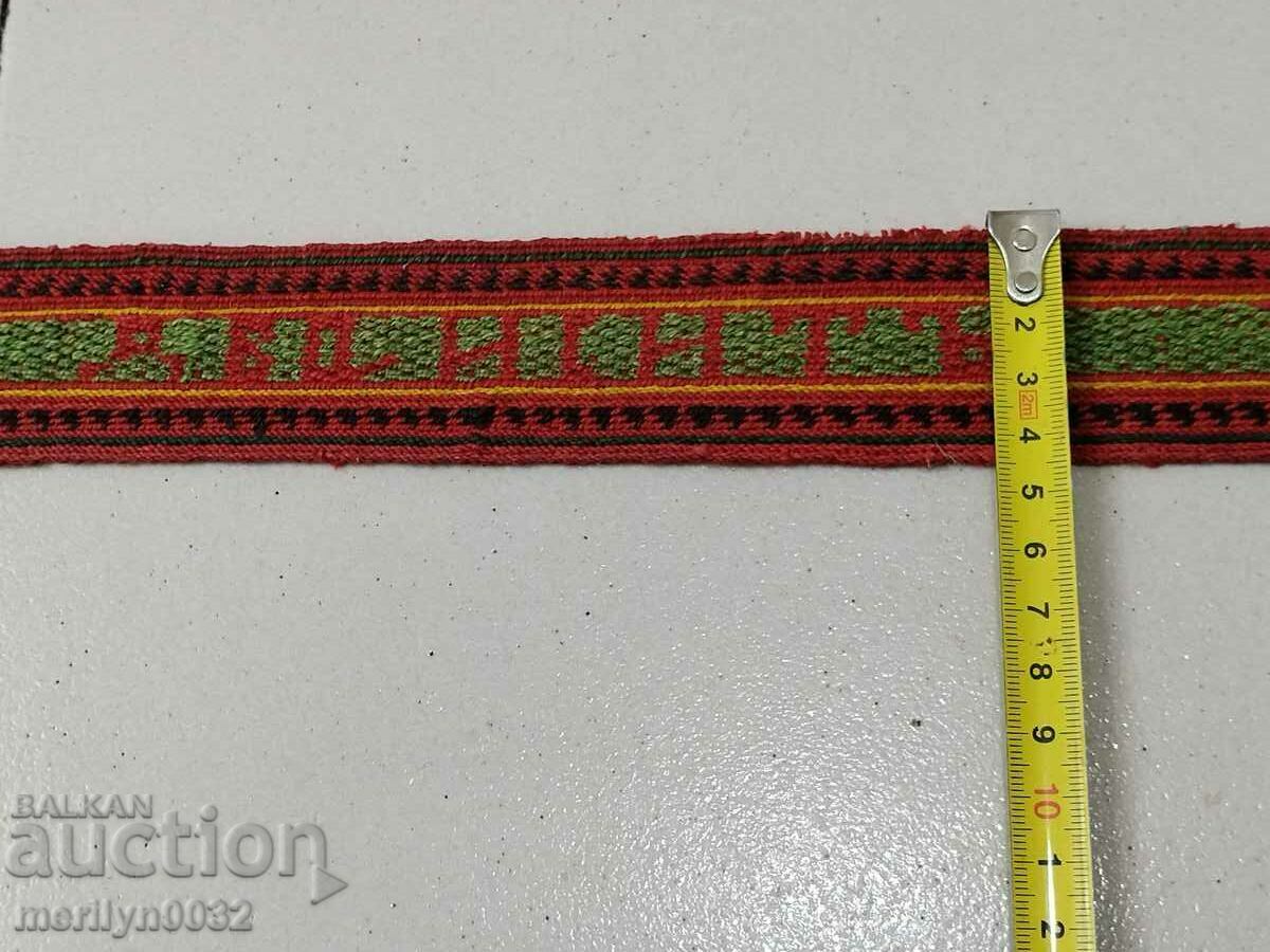 Delivery of Old handwoven belt 1.68 meters girdle belt costume