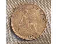 Great Britain Farthing 1928 K # 4