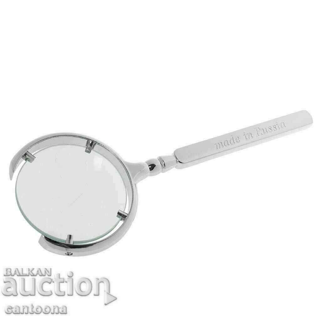 Auction  Luxury handheld magnifying glass, glass, 6x magnification