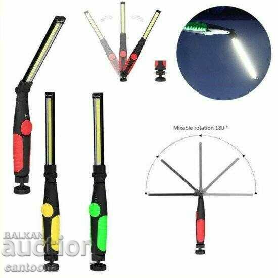 Work rechargeable lamp BL-W55 LED, 360 degrees, magnet with price 14.99 BGN | € 7.66 Work rechargeable lamp BL-W55 LED, 360 degrees, magnet with price 14.99 BGN | € 7.66