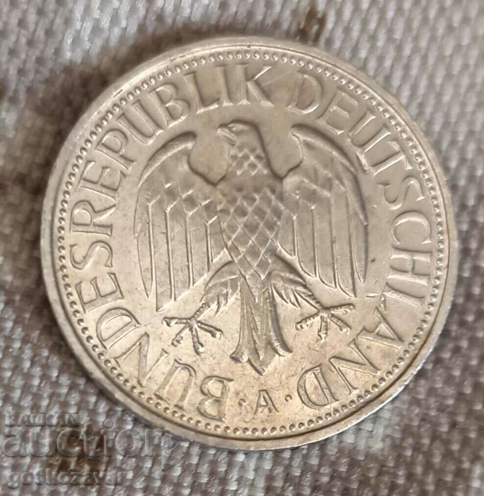 Германия 1 марка 1992г К# 16 с цена 1.50 лв. | € 0.77 Германия 1 марка 1992г К# 16 с цена 1.50 лв. | € 0.77