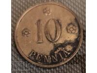 Finland 10 pence 1939 K # 20